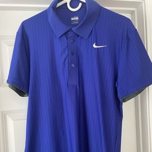 Nike FITDRY polo shirt. Royal, purple. Size M.